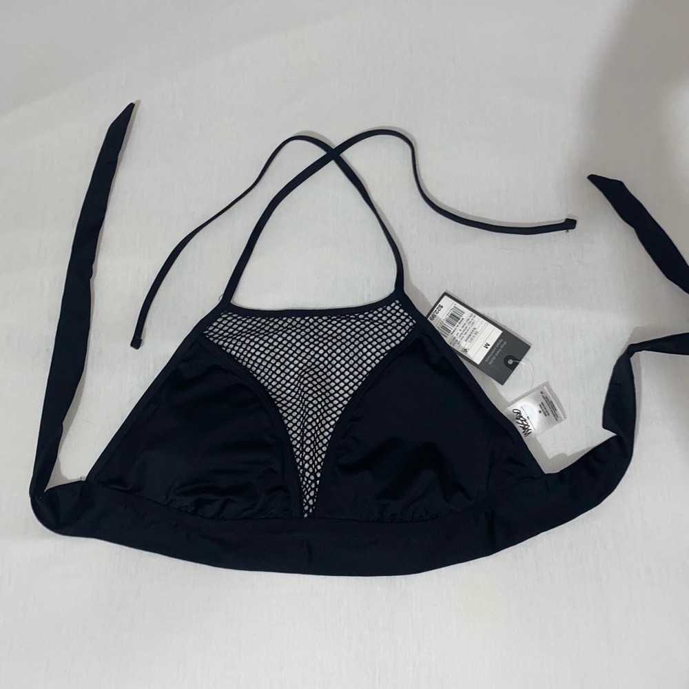 Brand new black bikini top
